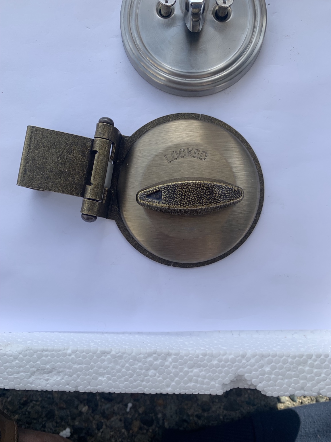Installed view of Deadbolt Secure