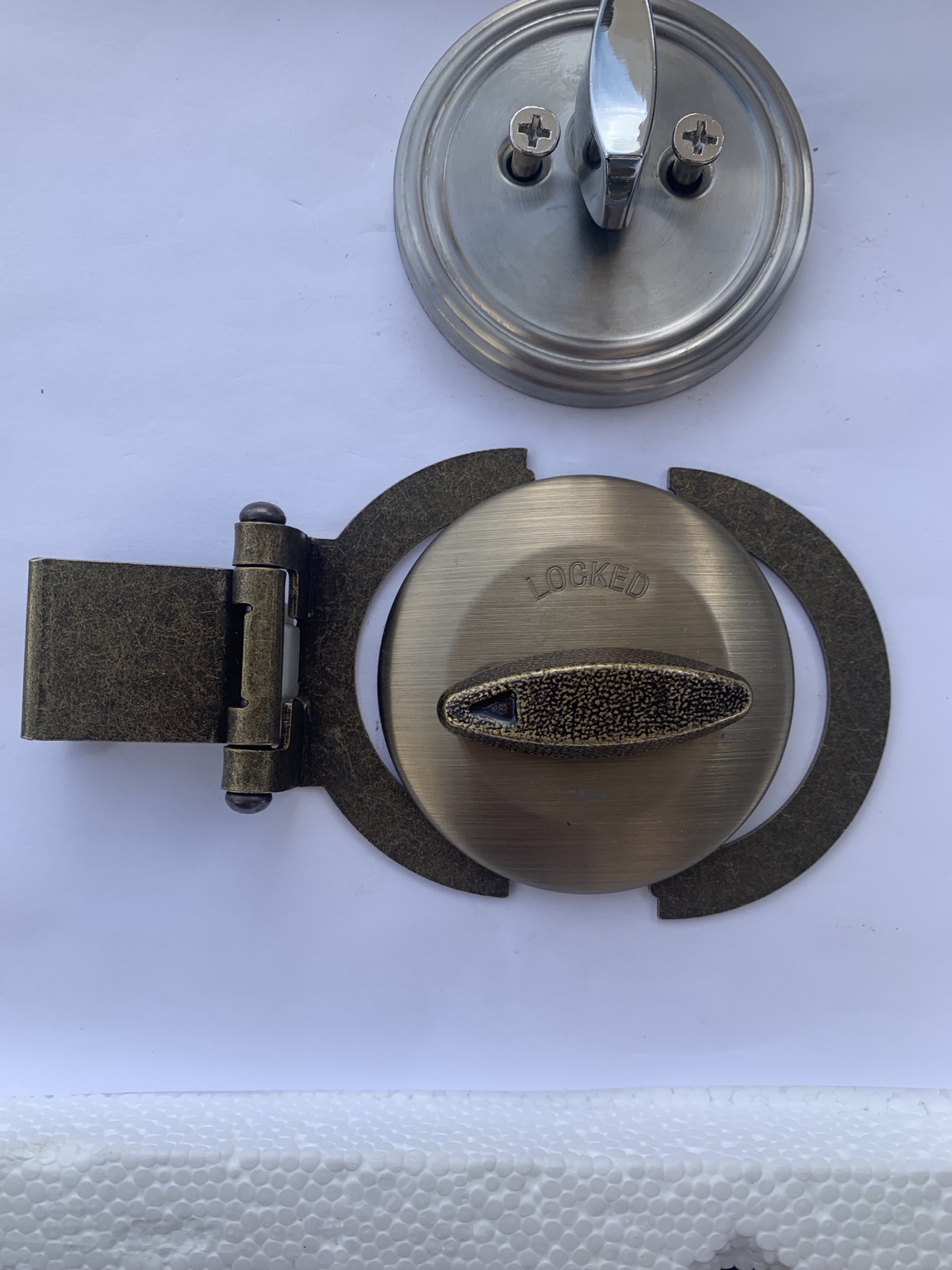 Deadbolt Secure around a deadbolt